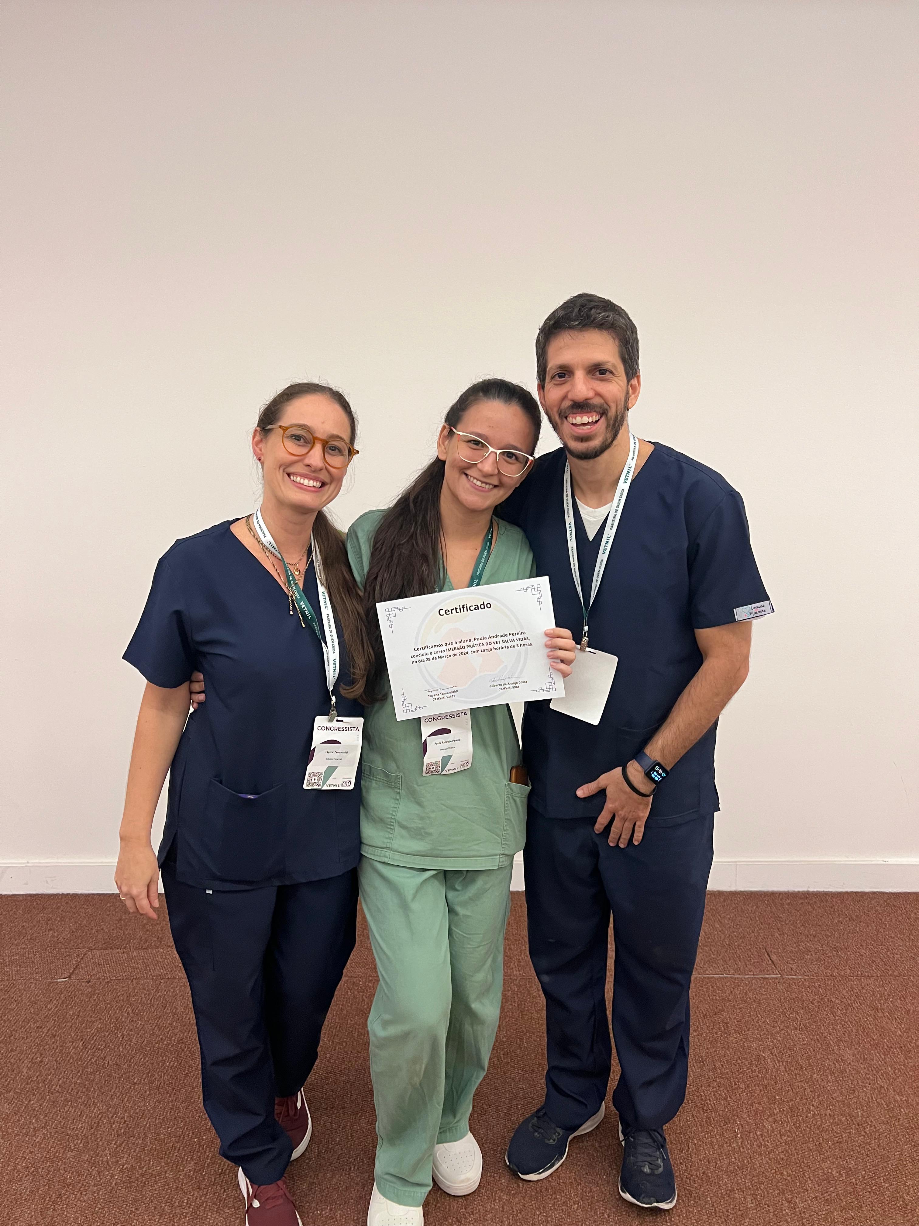 Aluno certificado VSV