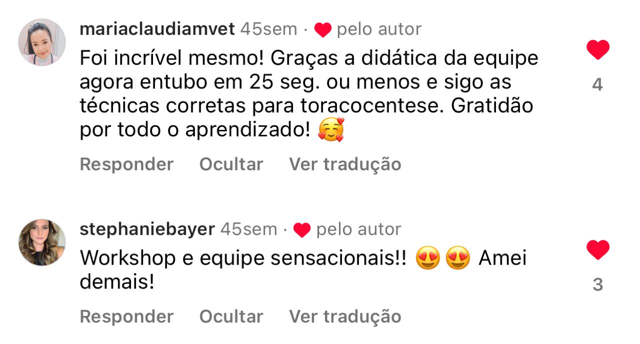 Depoimento de aluno VSV
