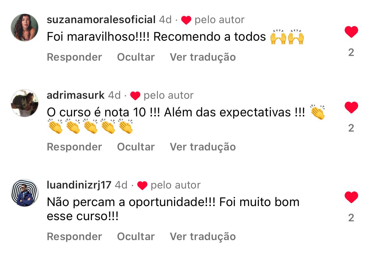 Depoimento de aluno VSV