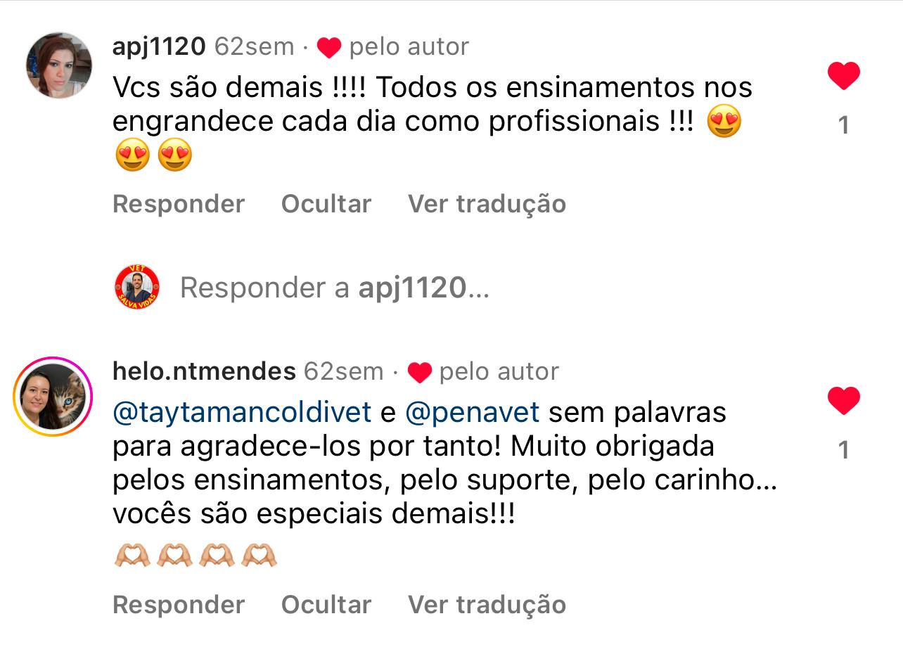 Depoimento de aluno VSV