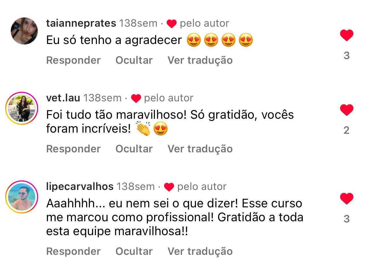 Depoimento de aluno VSV